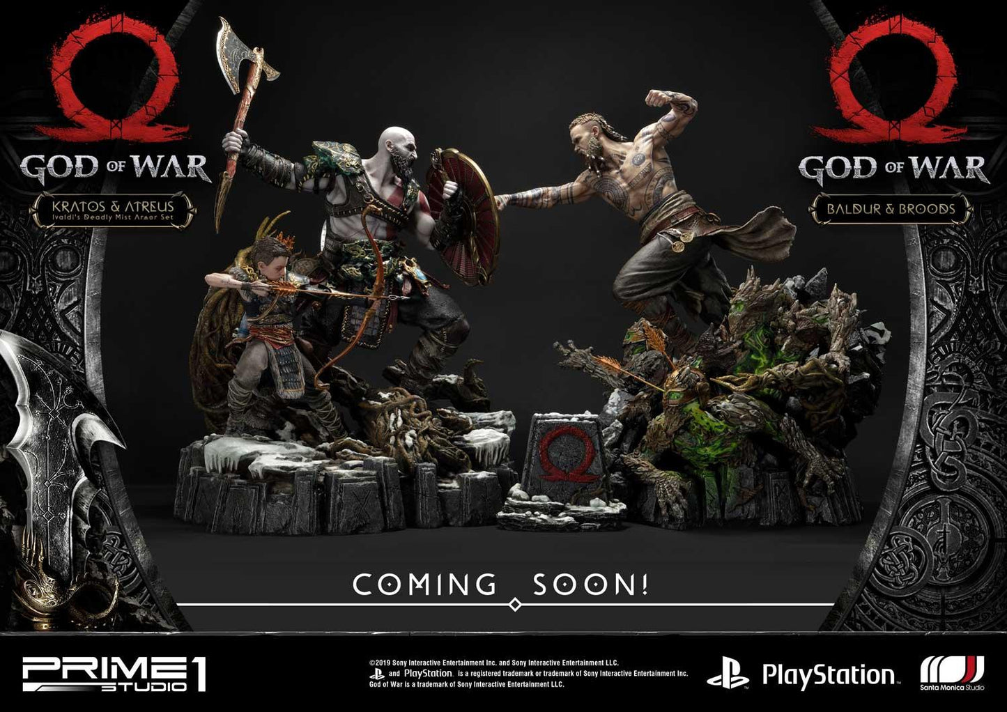 PRE-ORDER God of War Baldur & Broods Statue