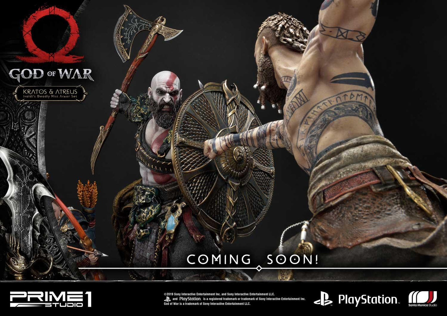 PRE-ORDER God of War Baldur & Broods Statue