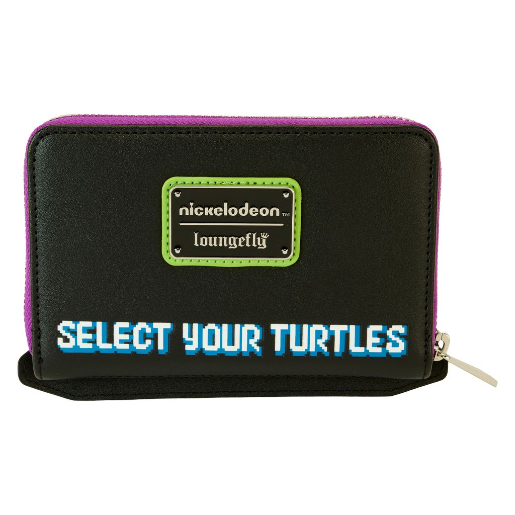 Loungefly Teenage Mutant Ninja Turtle Anniversary Vintage Arcade Zip Wallet