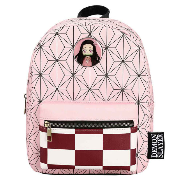 DEMON SLAYER NEZUKO METAL BADGE MINI BACKPACK