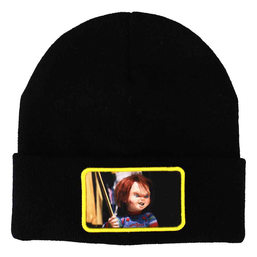Chucky Childs Play 2 Sublimated Patch Cuff Beanie