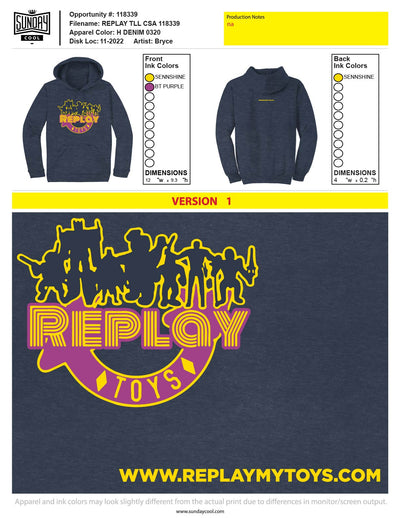 Replay Toys Hoodies