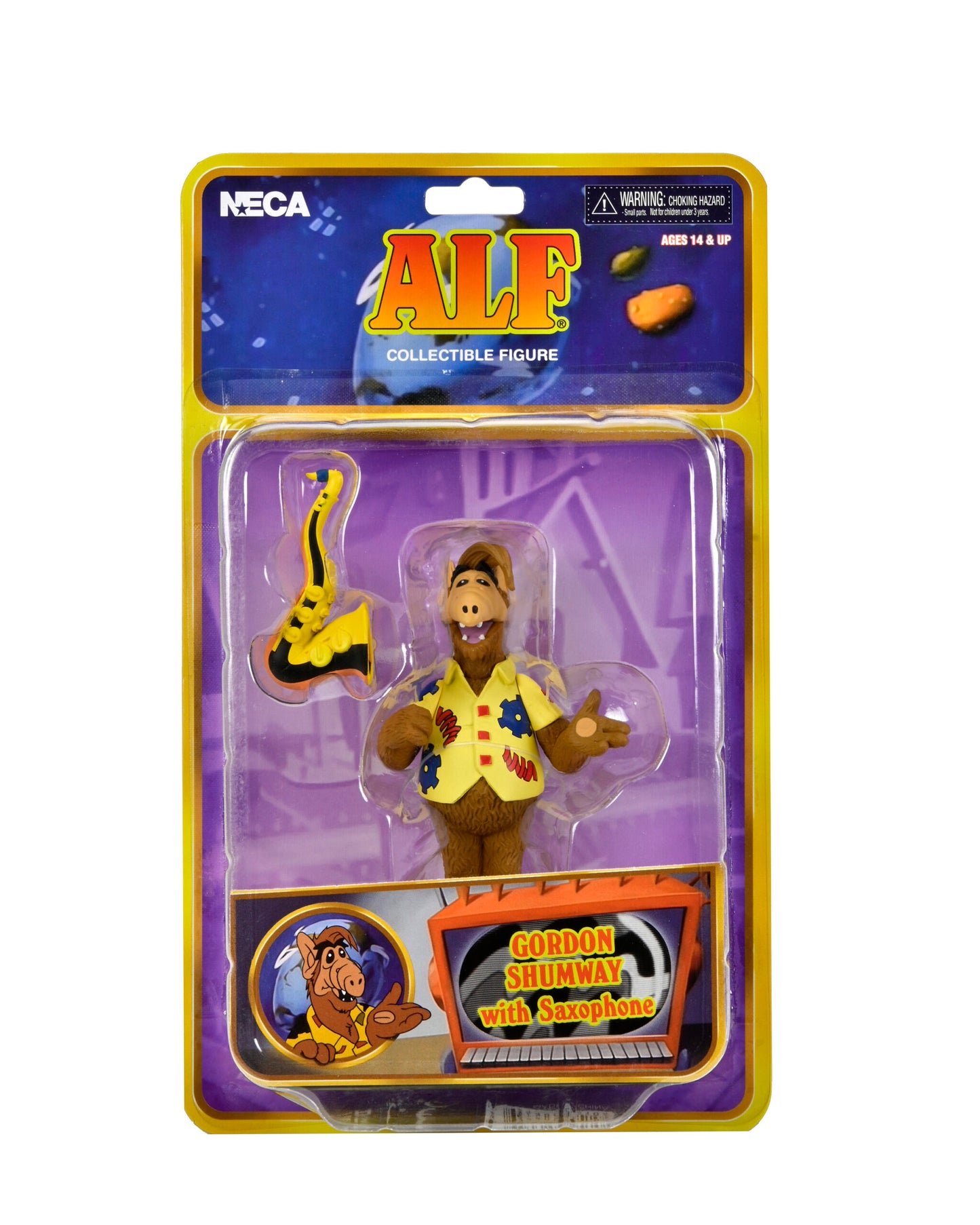 Alf – 6” Scale Action Figure – Toony Classic Alf with Saxophone