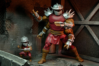 Teenage Mutant Ninja Turtles (Mirage Comics) 7” Scale Action Figure – Deluxe Shredder Clone & Mini Shredder