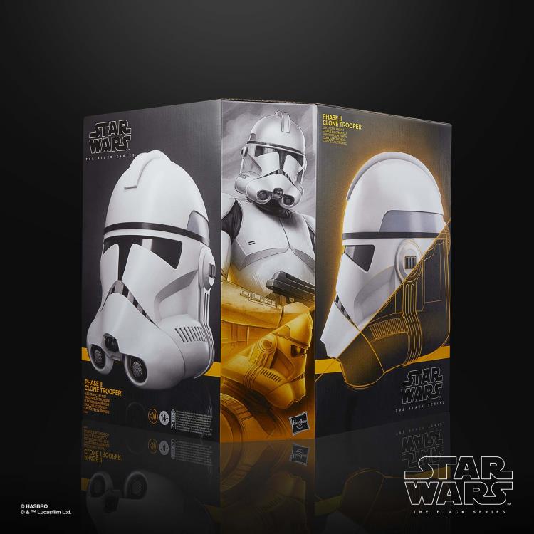 Star Wars: The Black Series Phase II Clone Trooper 1:1 Scale Wearable Electronic Helmet