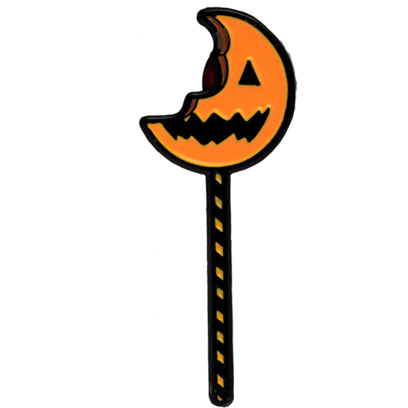Trick r' Treat Bitten Lollipop Enamel Pin