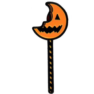 Trick r' Treat Bitten Lollipop Enamel Pin