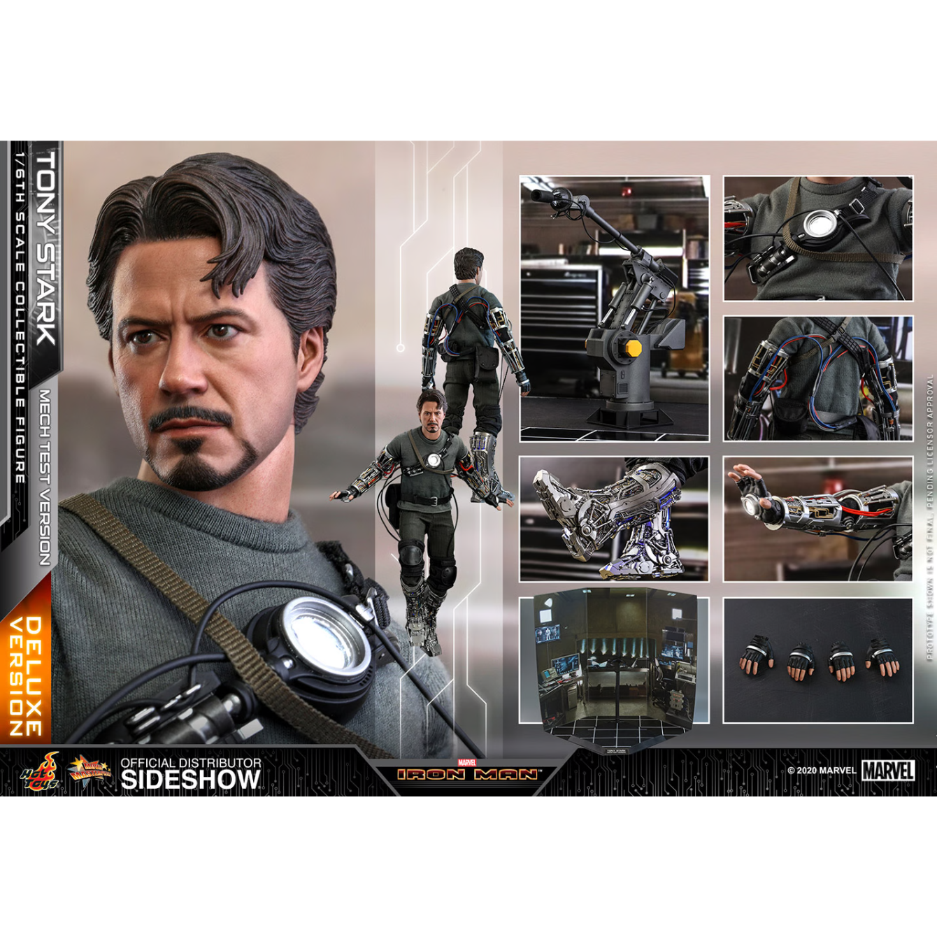 Tony Stark (Mech Test Deluxe Version) Sixth Scale Figure