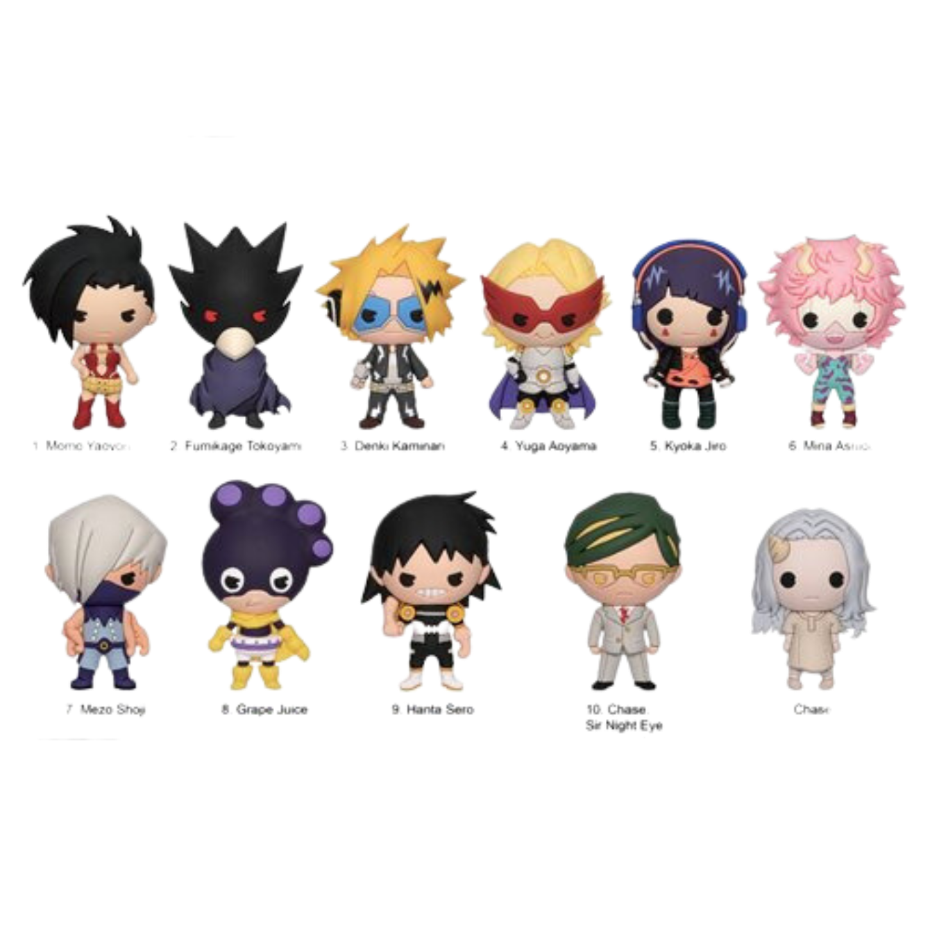 My Hero Academia Series 5 Figural Bag Clip Display Case