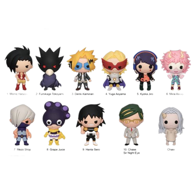 My Hero Academia Series 5 Figural Bag Clip Display Case