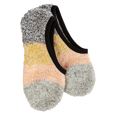 Cozy Colorblock Footsie Black Multi