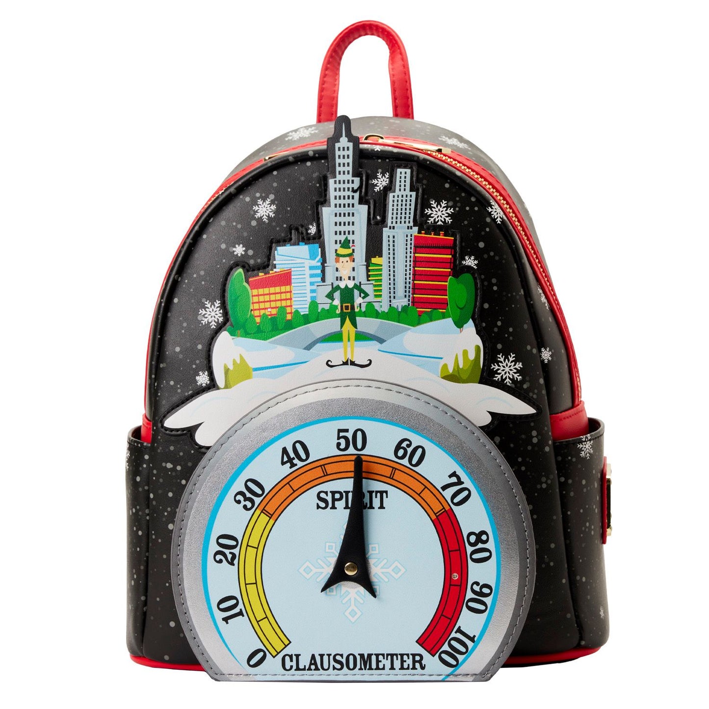 CLEARANCE Loungefly Elf Clausometer Light Up Mini Backpack
