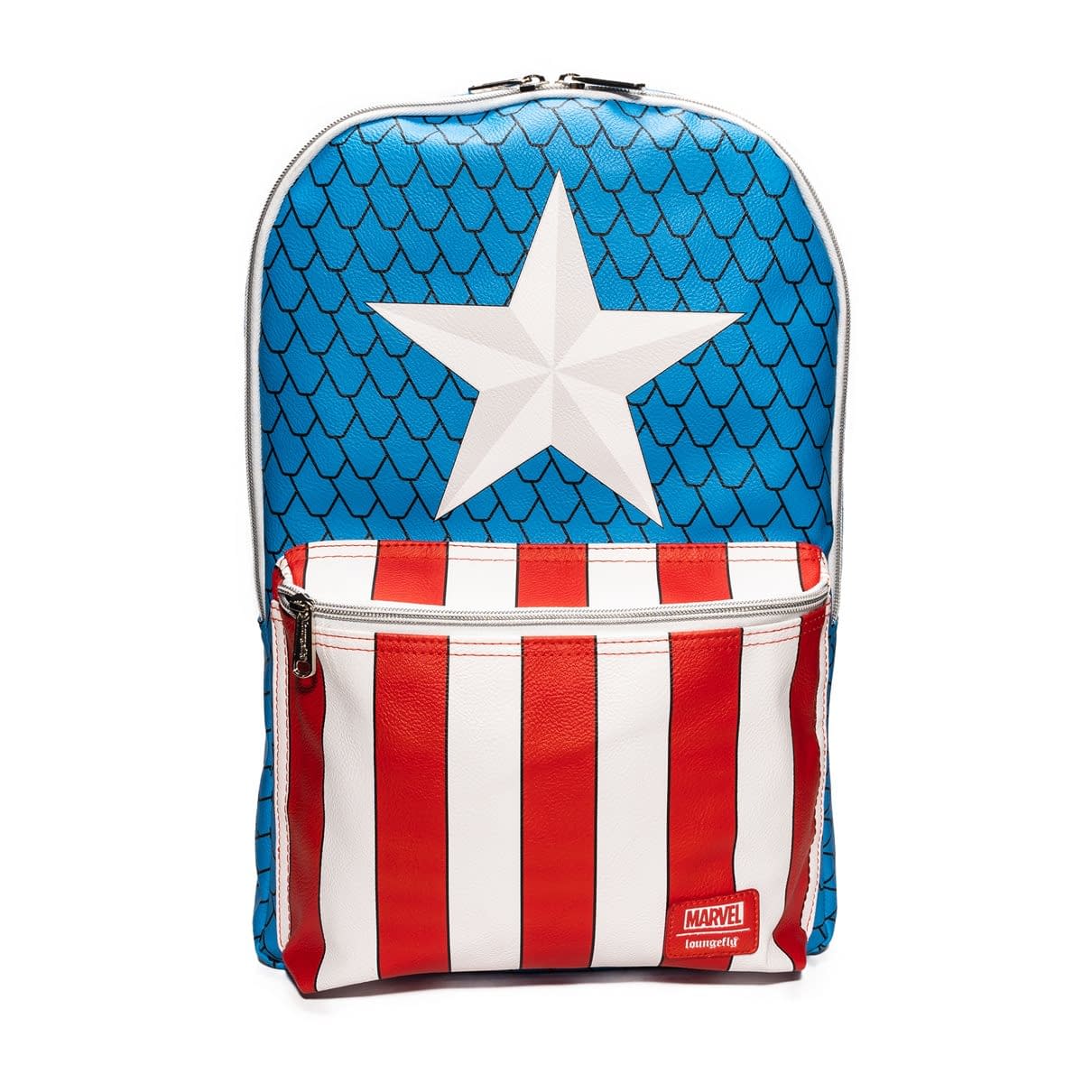 Captain America EE Exclusive Marvel Loungefly Backpack Replay Toys LLC