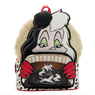 CLEARANCE Disney 101 Dalmatians Villains Scene Cruella Mini Backpack