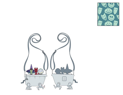 CLEARANCE Loungefly Disney NBC LOCK SHOCK BARREL Bath Tub Crossbody