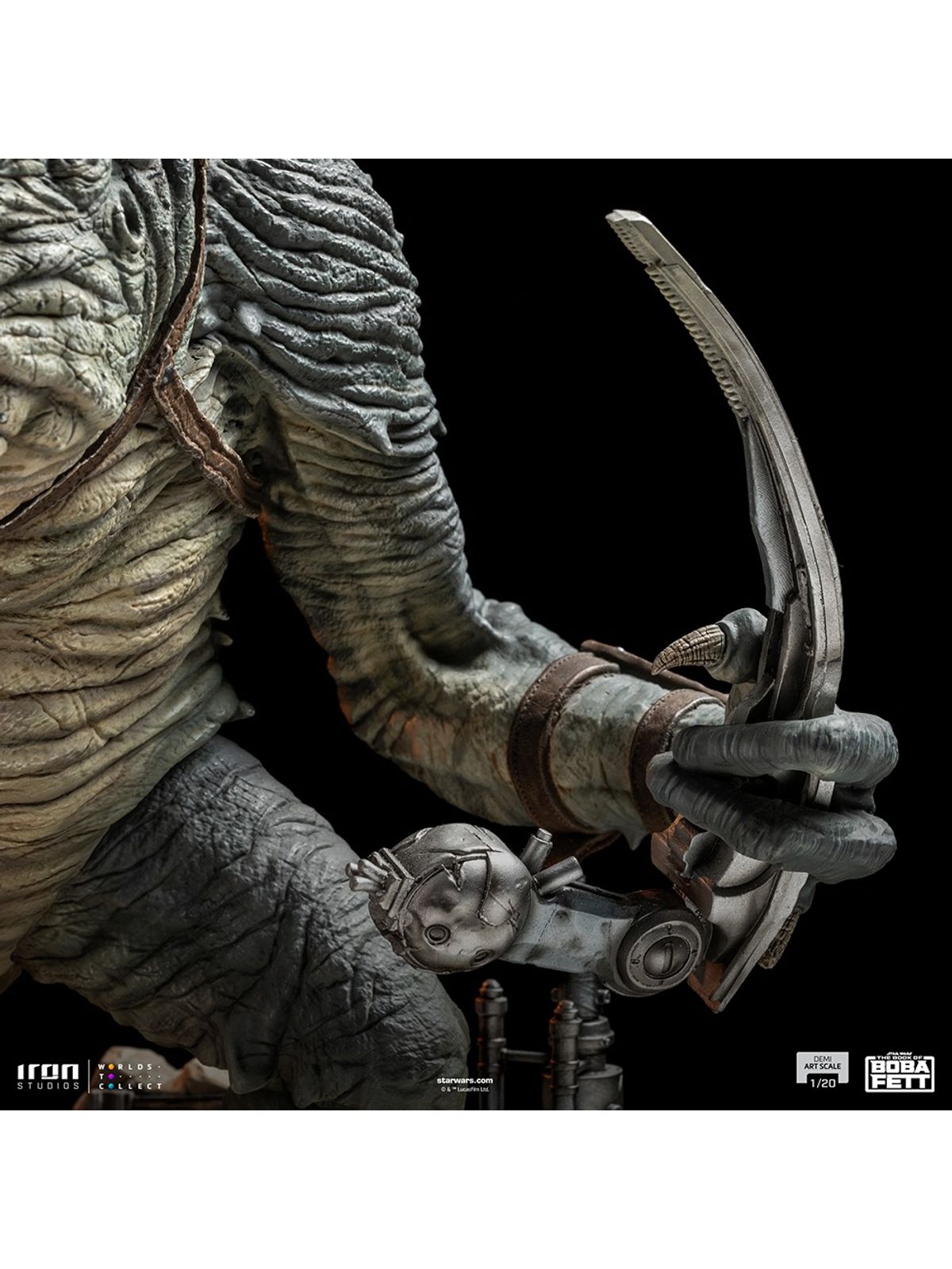 Statue Boba Fett & Rancor - The Book of Boba Fett - Demi Art Scale 1/20 - Iron Studios
