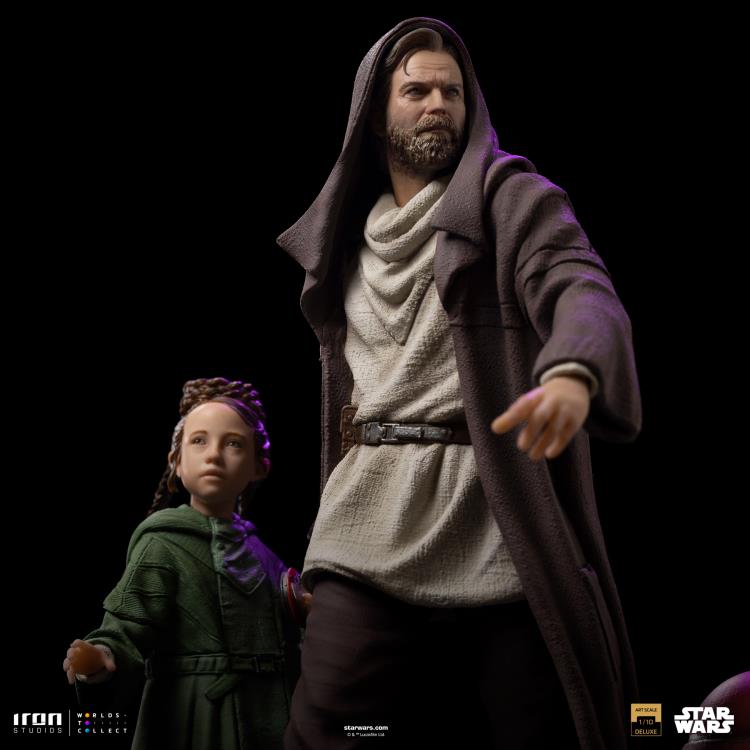 Star Wars: Obi-Wan Kenobi Obi-Wan and Young Leia Deluxe 1/10 Art Scale Limited Edition Statue