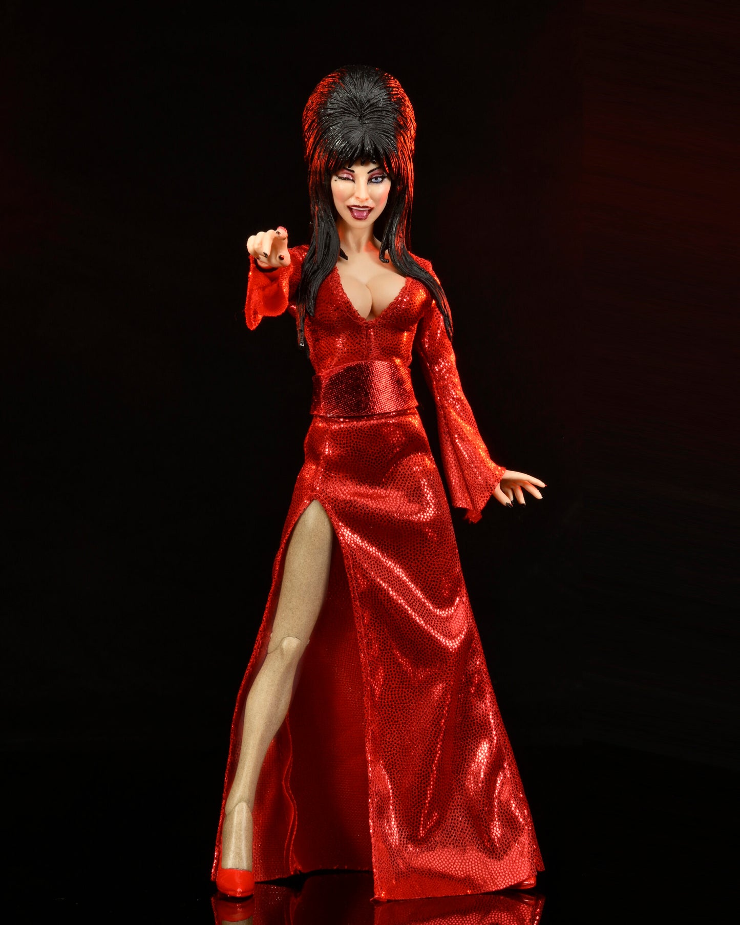 Elvira 8” Clothed Action Figure – “Red, Fright, and Boo”
