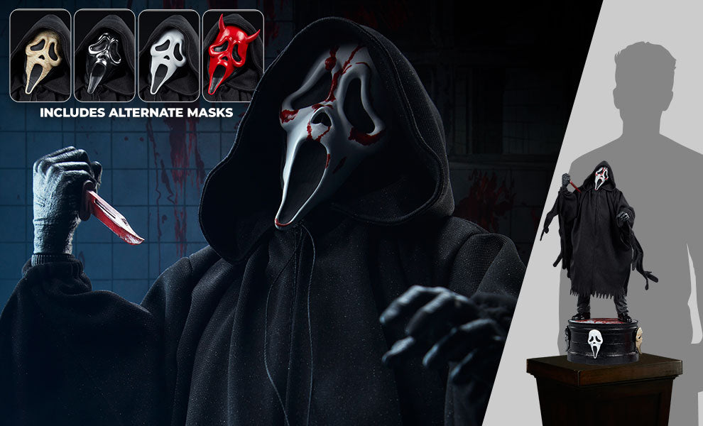 Ghost Face Deluxe Version Quarter Scale Statue