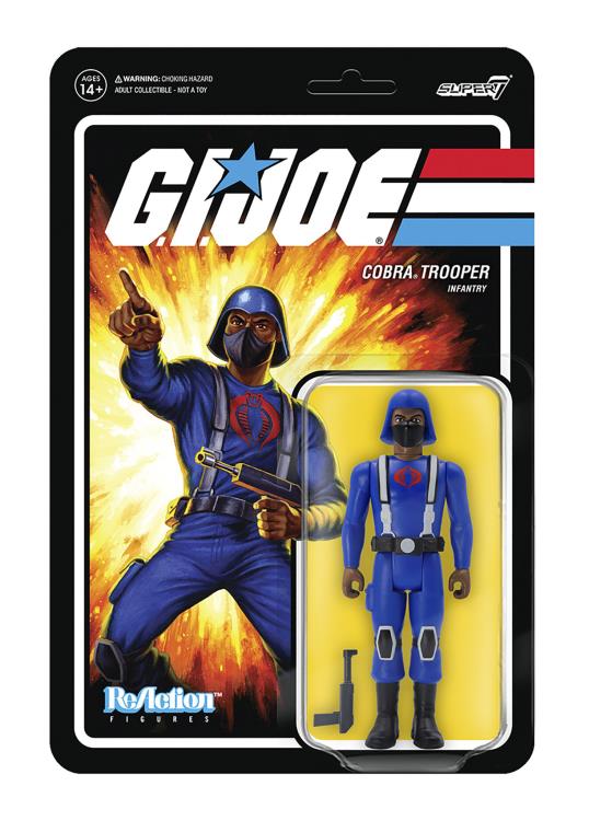 G.I. Joe ReAction Cobra Trooper (H-Back Brown) Figure