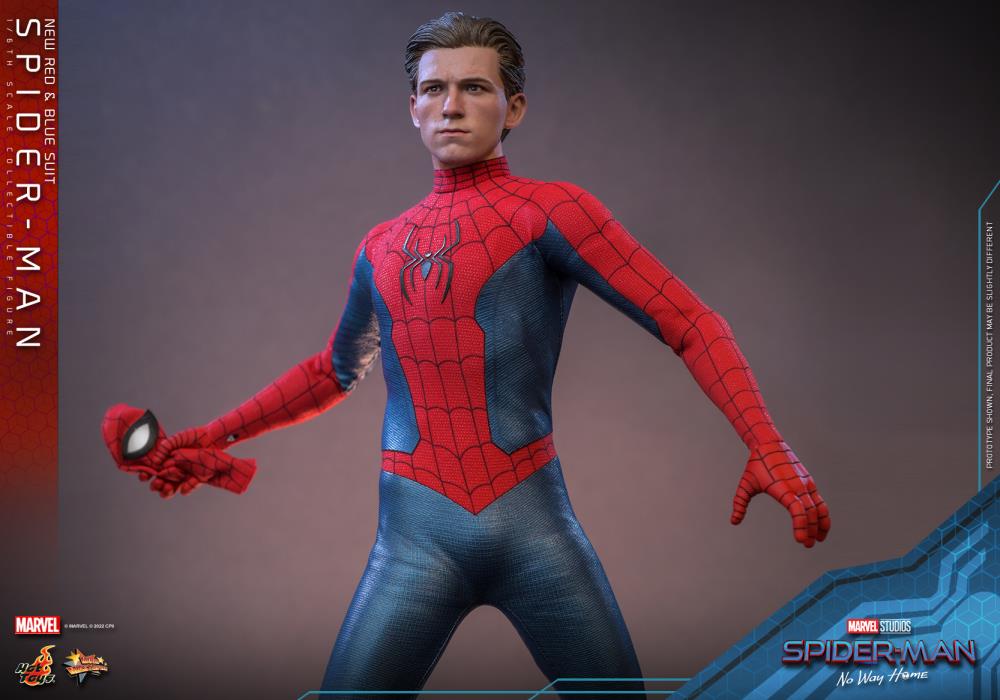 Spider-Man: No Way Home MMS680 Spider-Man (New Red and Blue Suit) 1/6th Scale Collectible Figure