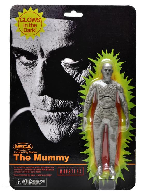 Universal Monsters Retro Glow-In-The-Dark The Mummy Figure