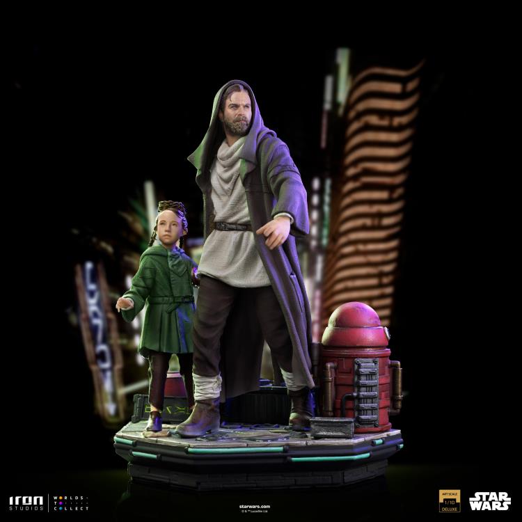 Star Wars: Obi-Wan Kenobi Obi-Wan and Young Leia Deluxe 1/10 Art Scale Limited Edition Statue
