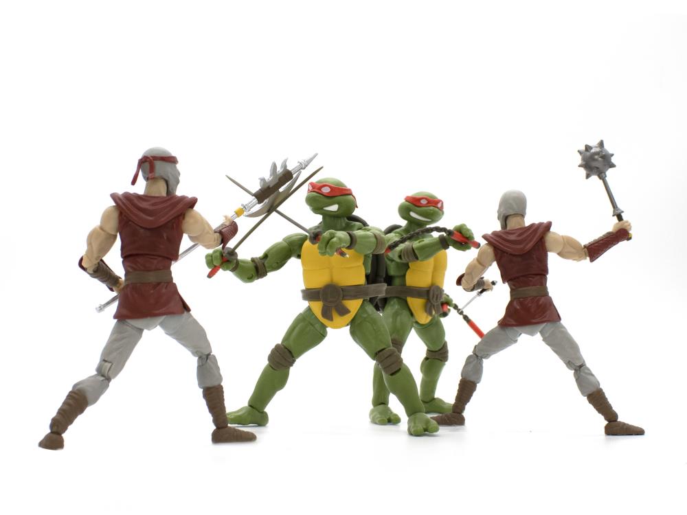 Teenage Mutant Ninja Turtles BST AXN PX Previews Exclusive Classic Comic Four-Pack (Set 1)