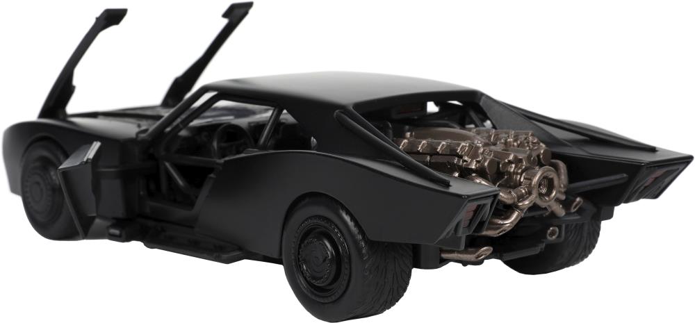 The Batman Hollywood Rides Die Cast 1/18 Scale Batmobile with Batman