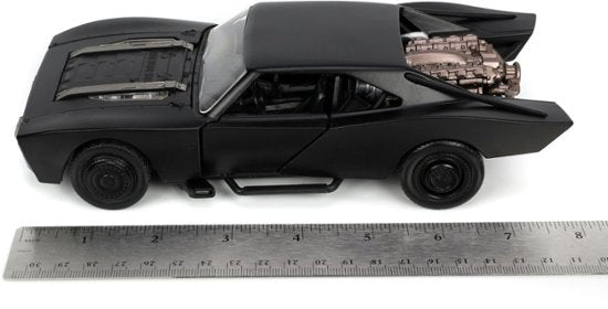 The Batman Hollywood Rides Die Cast 1/18 Scale Batmobile with Batman