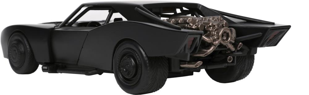 The Batman Hollywood Rides Die Cast 1/18 Scale Batmobile with Batman