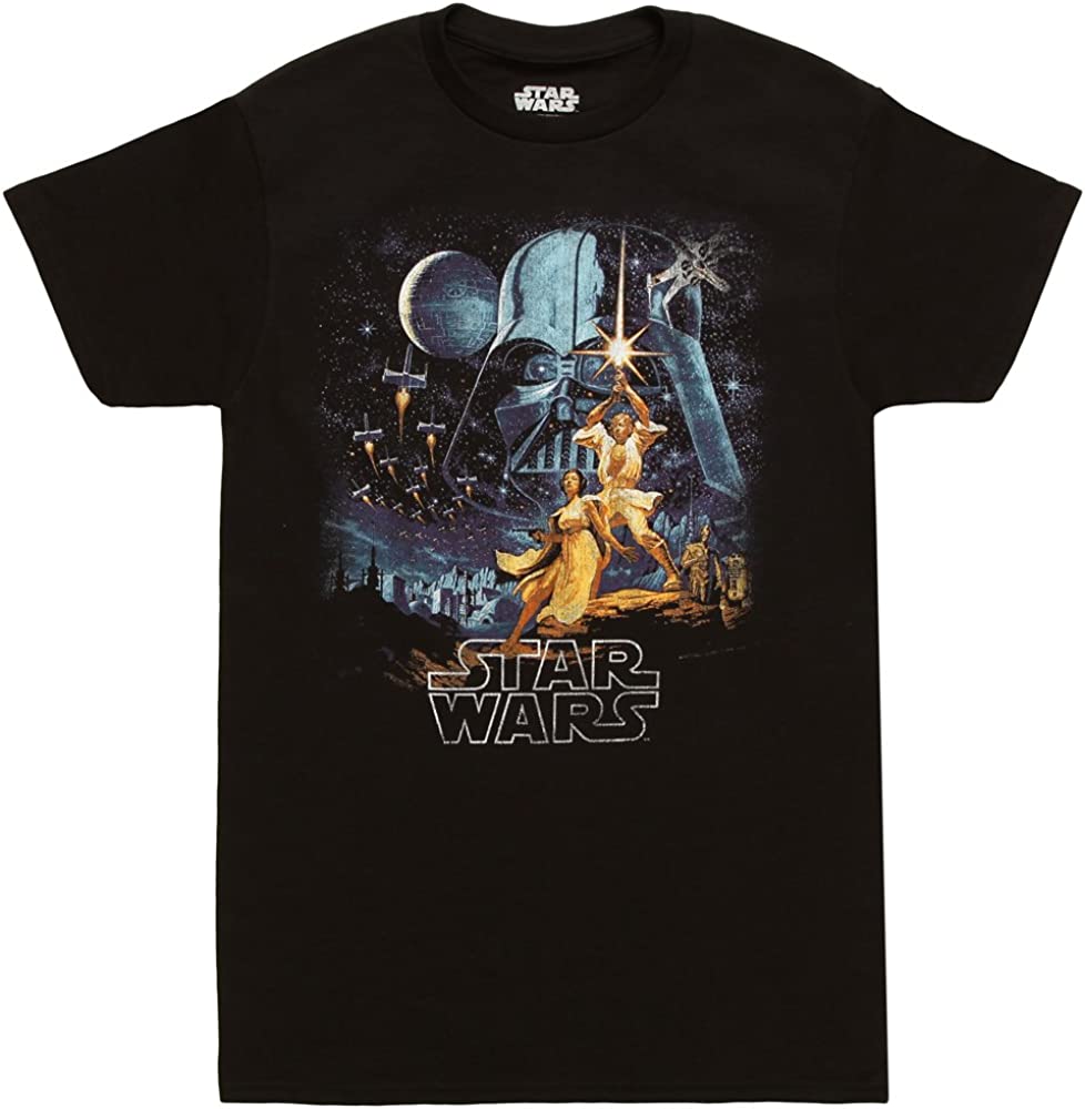Star Wars A New Hope Vintage Poster Adult T-Shirt (Japanese Cover)
