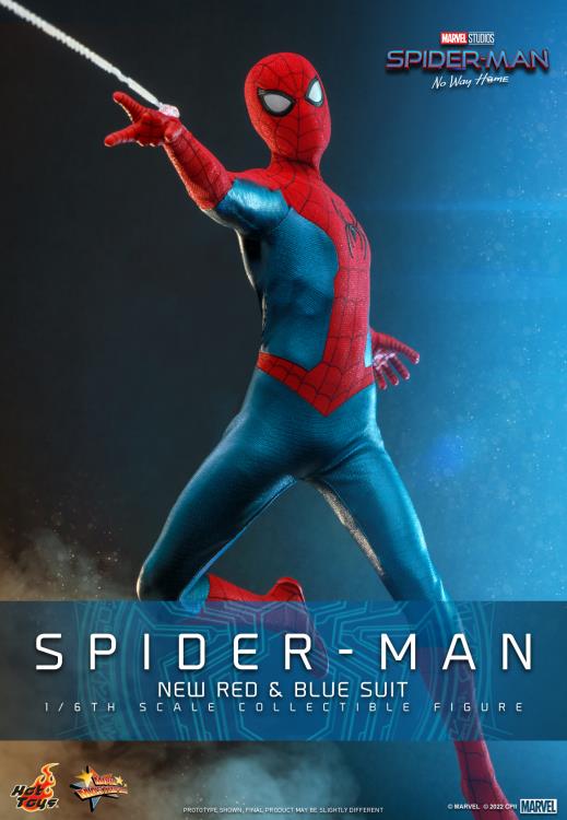 Spider-Man: No Way Home MMS680 Spider-Man (New Red and Blue Suit) 1/6th Scale Collectible Figure