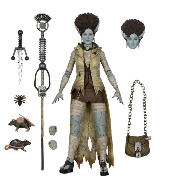 Universal Monsters x Teenage Mutant Ninja Turtles Ultimate April O'Neil as The Bride Of Frankenstein