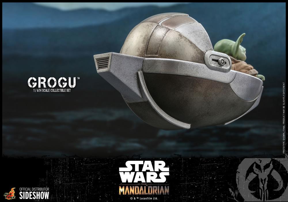 The Mandalorian TMS043 Grogu 1/6th Scale Collectible Figure Set