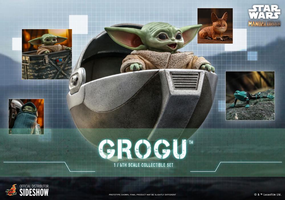 The Mandalorian TMS043 Grogu 1/6th Scale Collectible Figure Set