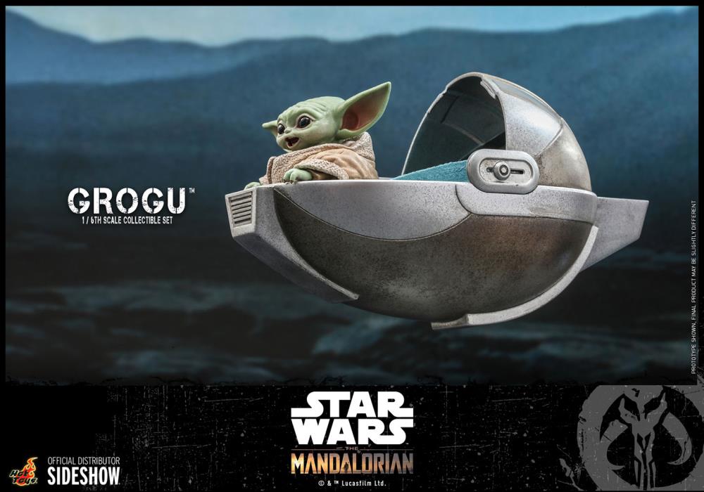 The Mandalorian TMS043 Grogu 1/6th Scale Collectible Figure Set