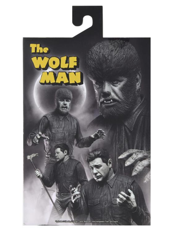 Universal Monsters Ultimate The Wolf Man (Black & White) Figure