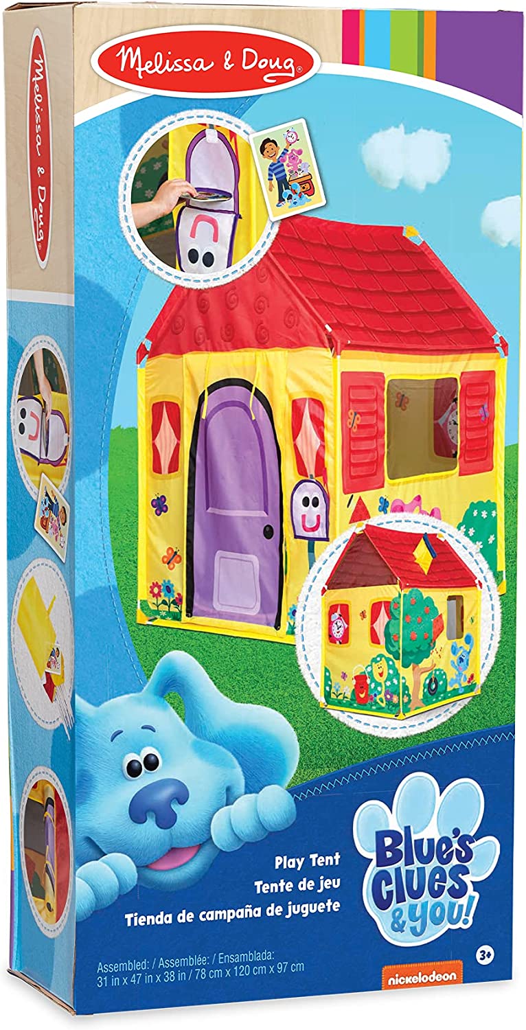 Melissa & Doug Blue's Clues & You! Blue's House Play Tent