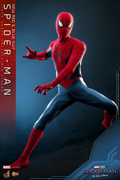 Spider-Man: No Way Home MMS680 Spider-Man (New Red and Blue Suit) 1/6th Scale Collectible Figure