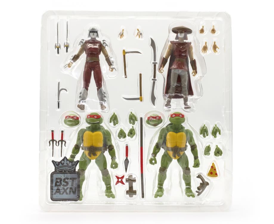 The Loyal Subjects BST AXN Eastman & Laird's Teenage Mutant Ninja Turtles PX Action 4 Pack Set 2