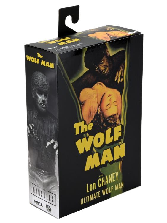 Universal Monsters Ultimate The Wolf Man (Black & White) Figure