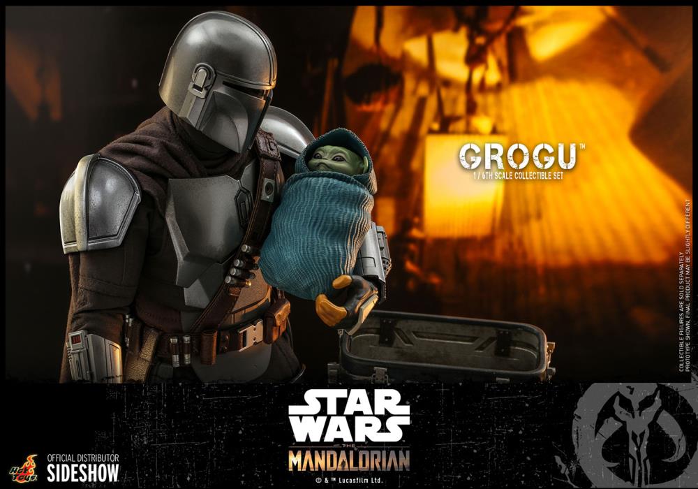 The Mandalorian TMS043 Grogu 1/6th Scale Collectible Figure Set