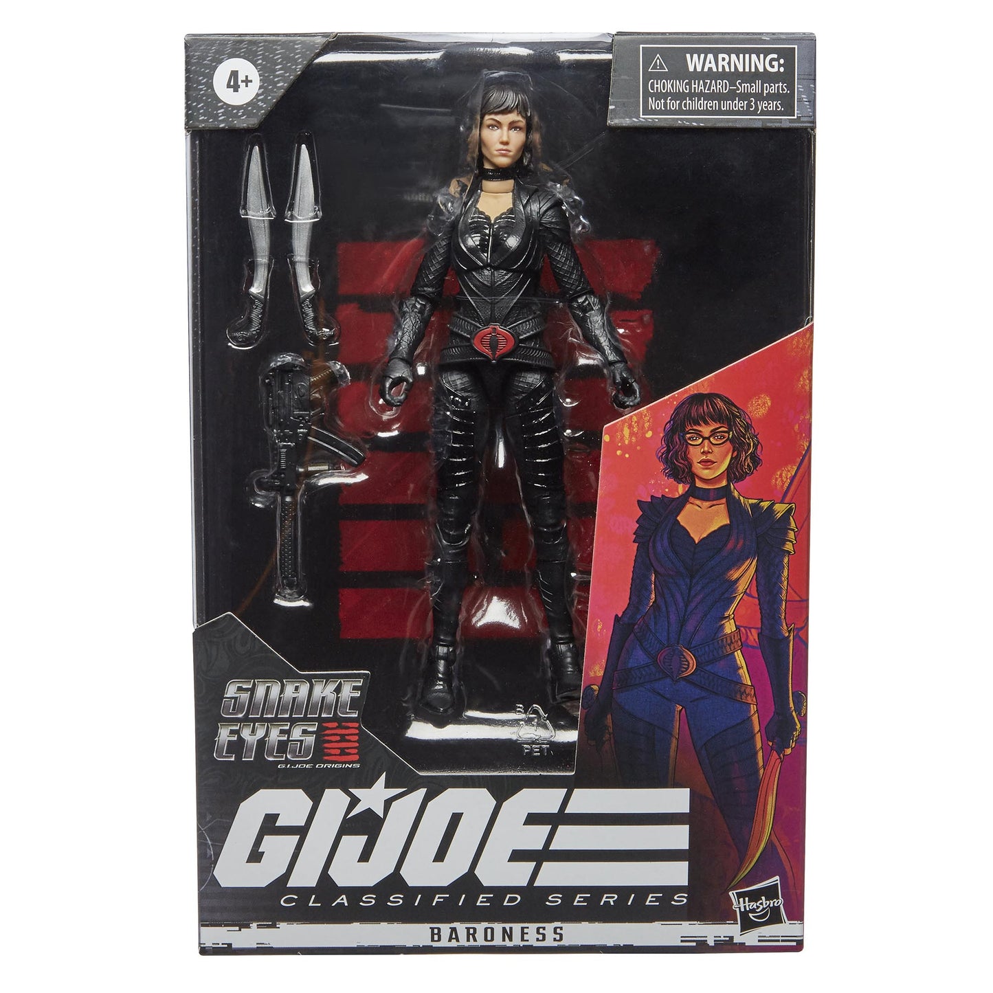 G.I. Joe Classified Series Snake Eyes: GI Joe origins Baroness Action Figure