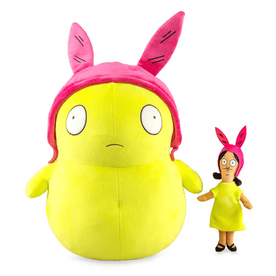 BOB'S BURGERS KUCHI KOPI & LOUISE 16” HUGME SHAKE ACTION PLUSH