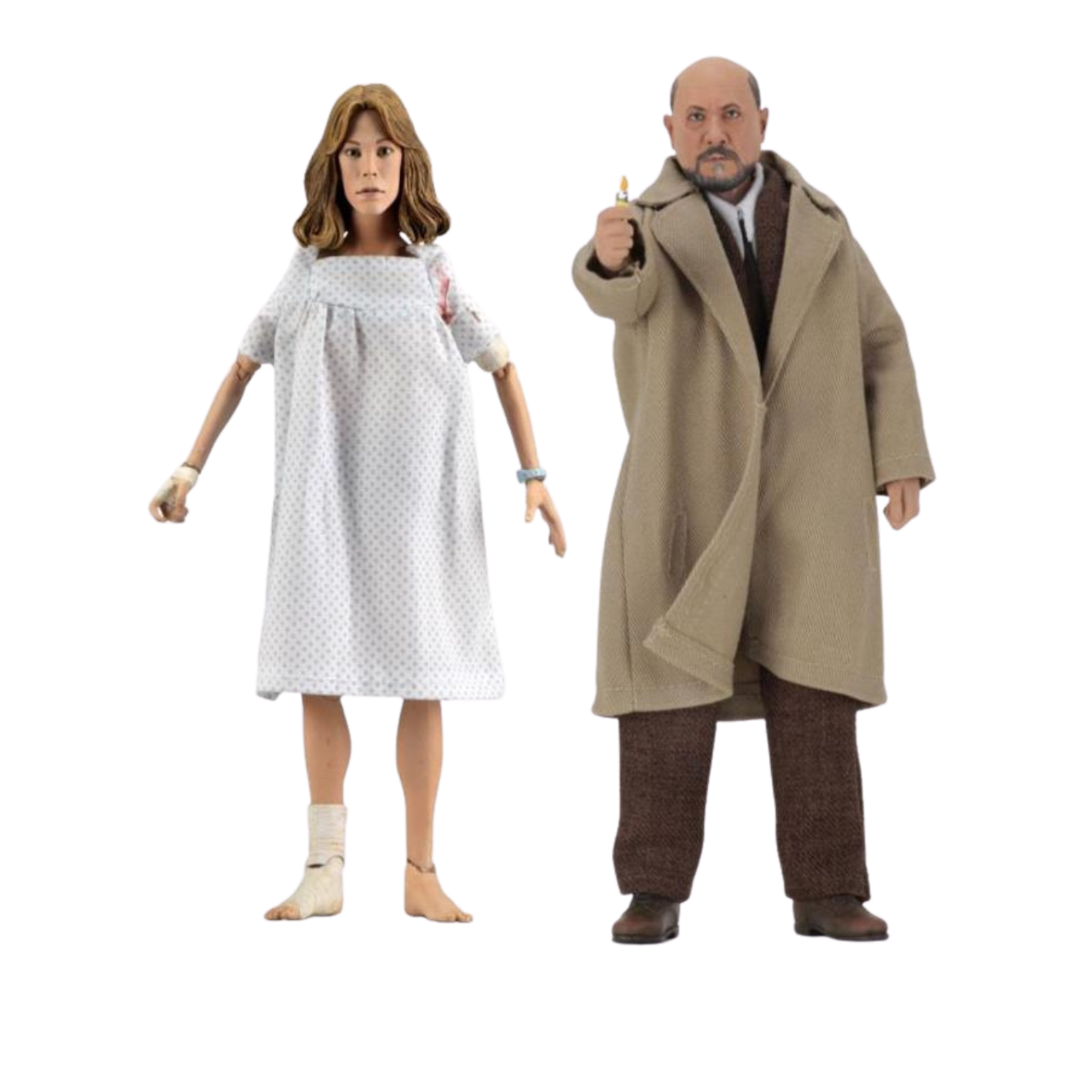 Halloween 2 Laurie Strode and Dr. Loomis 2 Pack Neca