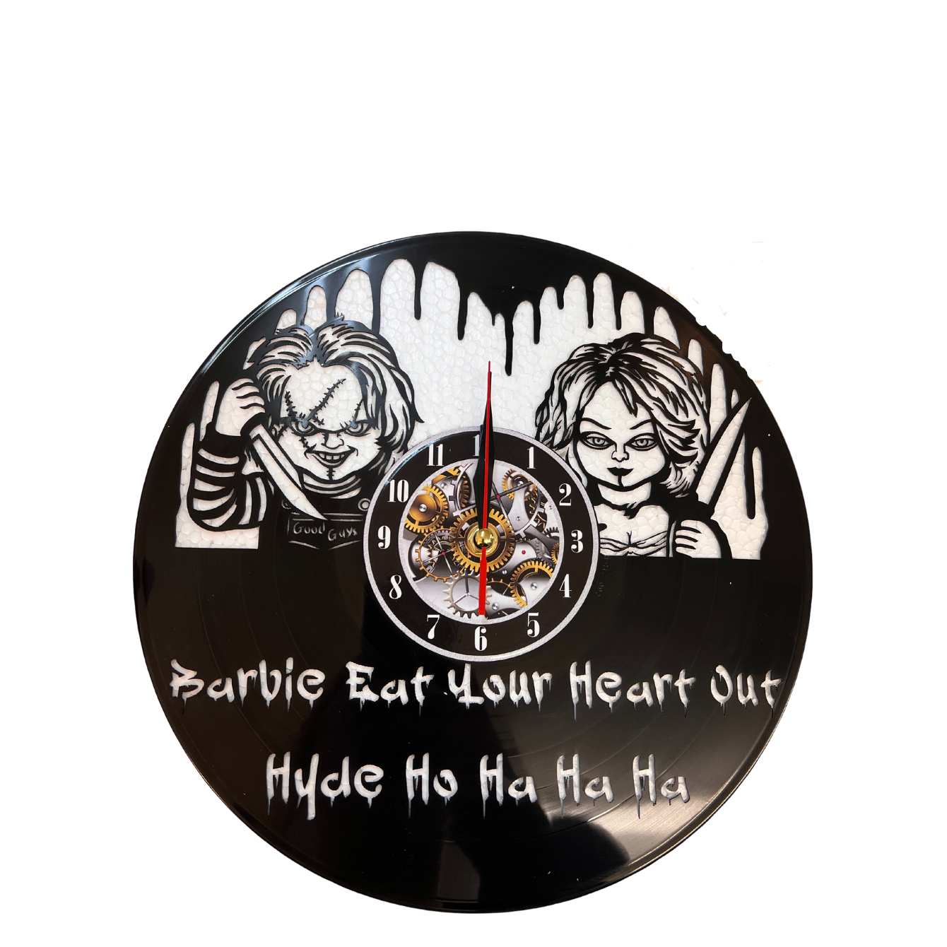 Chucky & Tiffany Wall Clock