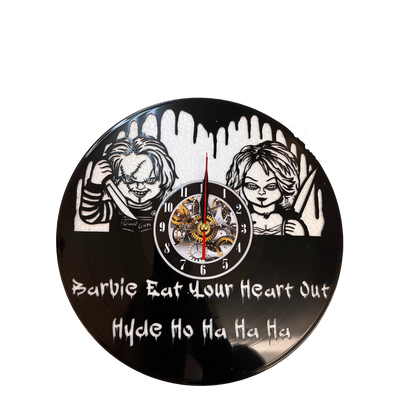 Chucky & Tiffany Wall Clock