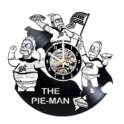 Pie Man Wall Clock