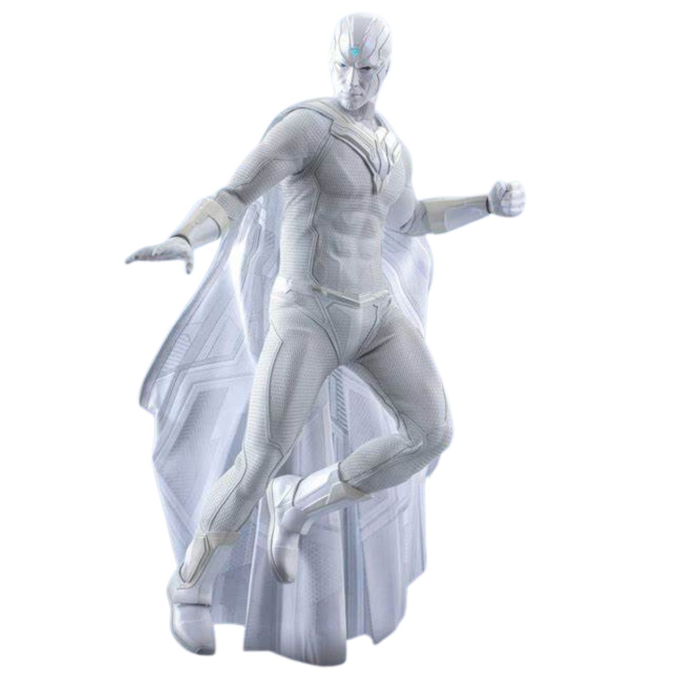 The Vision Sixth Scale Figure by Hot Toys White Edition.